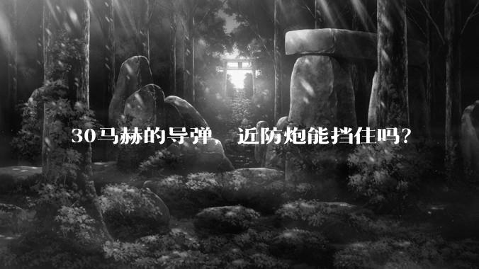 30马赫的导弹，近防炮能挡住吗？